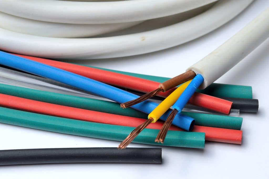 proper use of heat shrink tubing and a three-core stripped wire